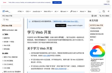 学习 Web 开发 | MDN